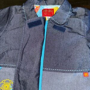 Kenzo Kids Jacket - Blue and Yellow